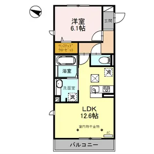 ロイジェントパークス レイクタウン D【2階】の間取り
