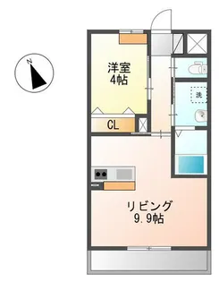 ゴールドアトレ【1階】の間取り