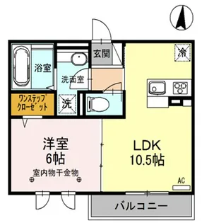 ロイジェントパークス レイクタウン III C【3階】の間取り