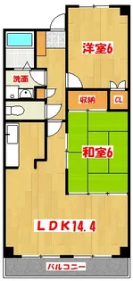 ステーションプラザII【6階】の間取り