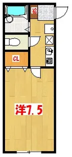 エクセル茜町【1階】の間取り