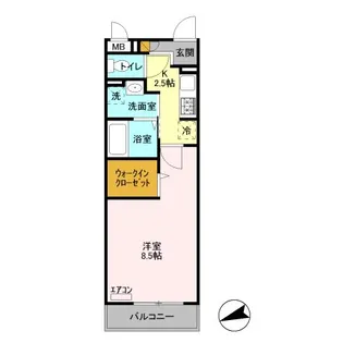 ガーデンソレイユ【2階】の間取り