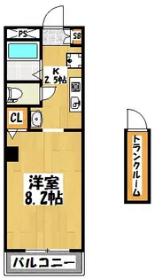 井上マンション【6階】の間取り