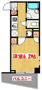 will Do 越谷【6階】の間取り