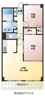 ステーションプラザII【4階】の間取り