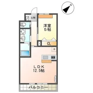 エスペランザ【2階】の間取り