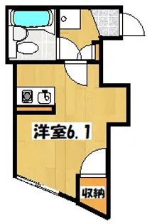 ウエストハイム大間野【1階】の間取り