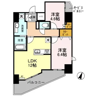 SOPHIA HILLS【10階】の間取り