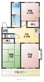 若葉マンション【1階】の間取り
