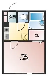 ヴェルデ越谷【1階】の間取り