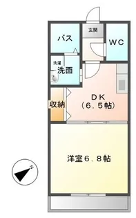 サザンクロスA【1階】の間取り