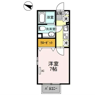 Parterre【2階】の間取り