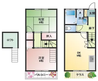 グリーンハイツ弐番館【1階】の間取り