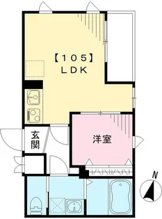 M&M【1階】の間取り