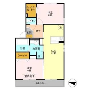 ラ ルーチェ【3階】の間取り