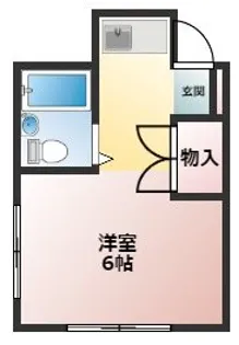 グリーンコーポ蒲生【1階】の間取り