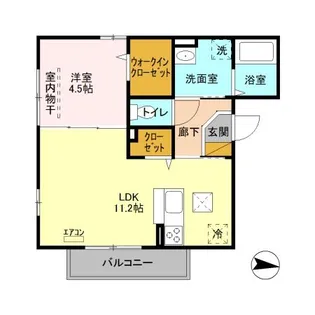 ソレーユ ヒロ【1階】の間取り