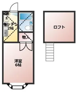 1Rの間取り画像