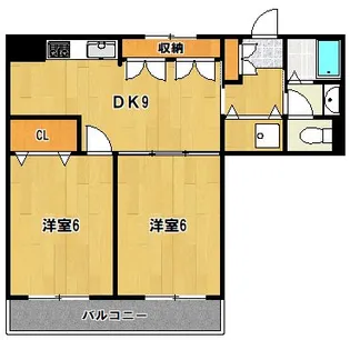TAS越谷ビルディング【5階】の間取り