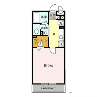 アムール赤山【2階】の間取り