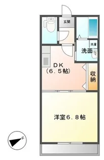 サザンクロスA【1階】の間取り