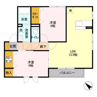 グレイスヒル【2階】の間取り