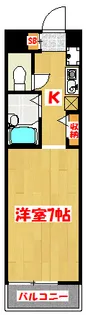 クレセントハイム【1階】の間取り