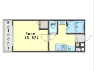メゾンドシエル【3階】の間取り