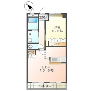 る・ぷらんたん【2階】の間取り