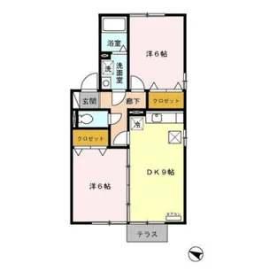 シャルム【1階】の間取り