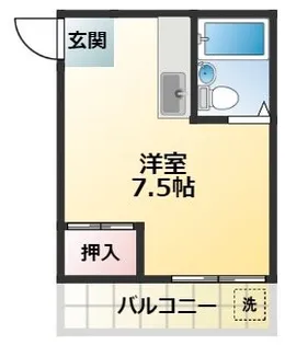オレンジハイツイレブン【2階】の間取り