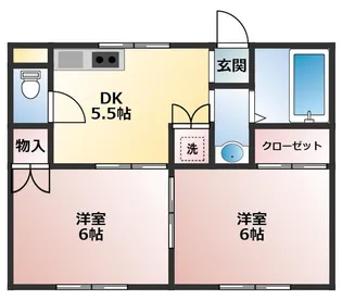 春風館【1階】の間取り