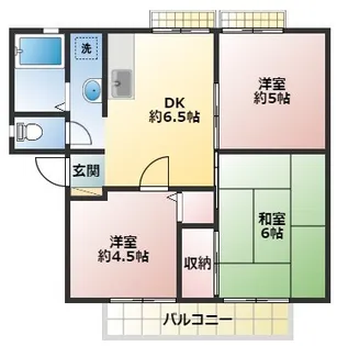 コット・ドゥ・レスト C棟【1階】の間取り