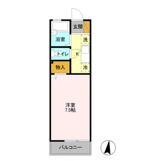 キャッスル I【1階】の間取り