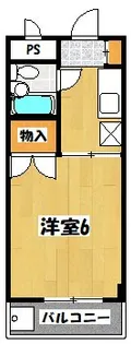 豊産ハイツ【3階】の間取り