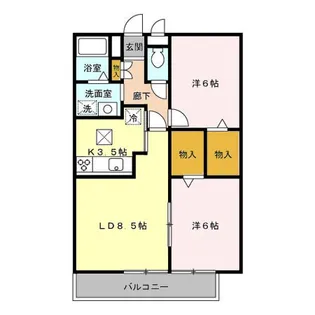 ロイヤルハーモニー【3階】の間取り