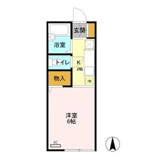 セジュール高久【1階】の間取り