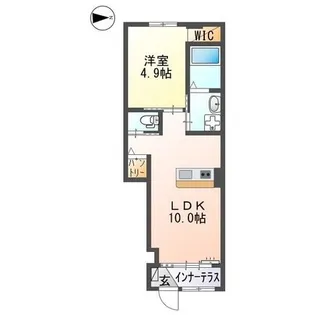 メゾン ウィステリア【1階】の間取り