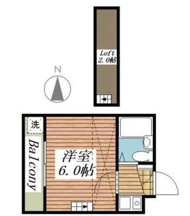 ジュネパレス越谷第01【2階】の間取り