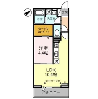 クレールK【3階】の間取り