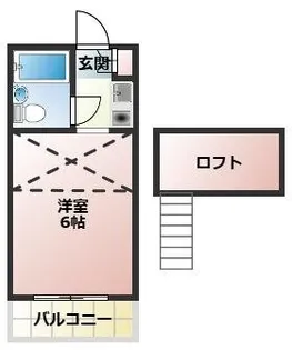 ジュネパレス越谷第10【2階】の間取り