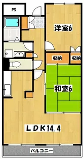 ステーションプラザII【2階】の間取り