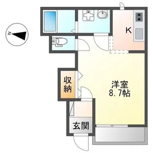 エクセル パレス【1階】の間取り