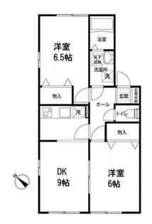 ベルリード【1階】の間取り