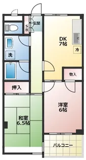 せんげん台City壱番館【1階】の間取り