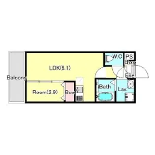 ジーメゾン越谷大袋【1階】の間取り