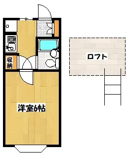 ジョイハイツ宮本【1階】の間取り