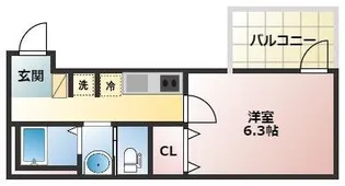 Cassolo北越谷II【1階】の間取り