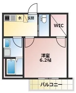 1Kの間取り画像