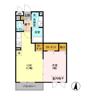 プリムローズ Ⅲ【3階】の間取り